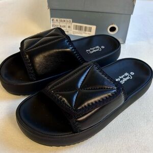 New Ortho + Rest Women Walking Sandals Orthopedic Slides / size 8 / Black